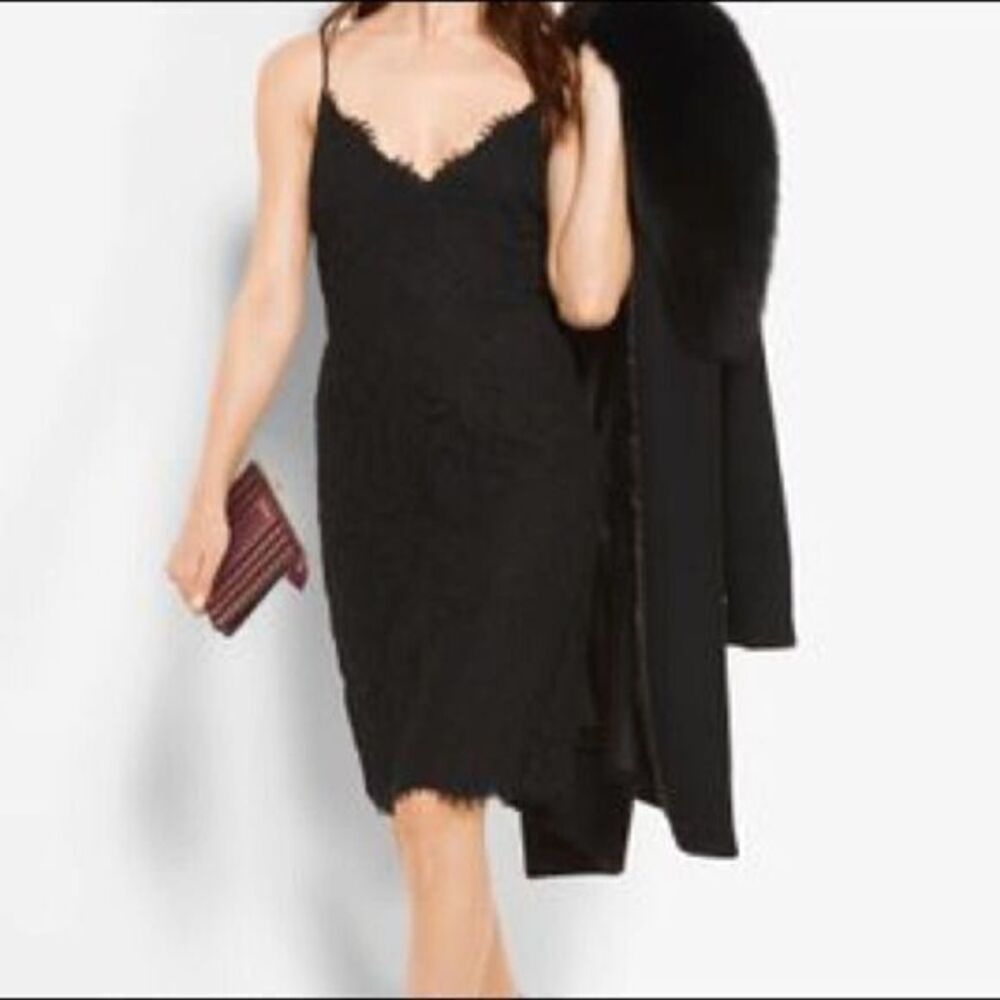 MICHAEL MICHAEL KORS Scalloped Lace Slip Dress NWT US 6/ SMALL
